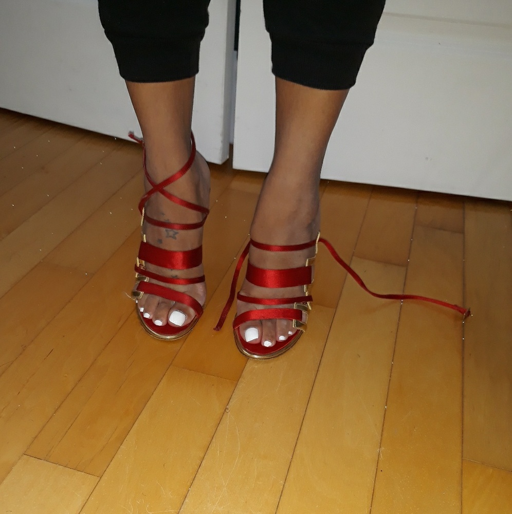 Heeled sandals